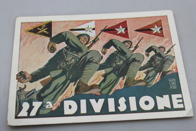 Postkarte „27. Division“ – Guidicini XI° EF