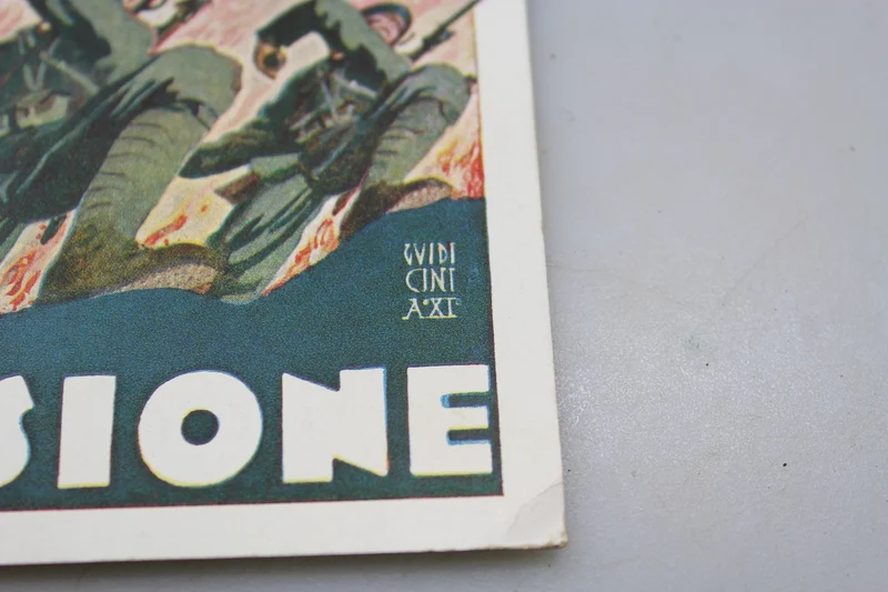 Postkarte „27. Division“ – Guidicini XI° EF