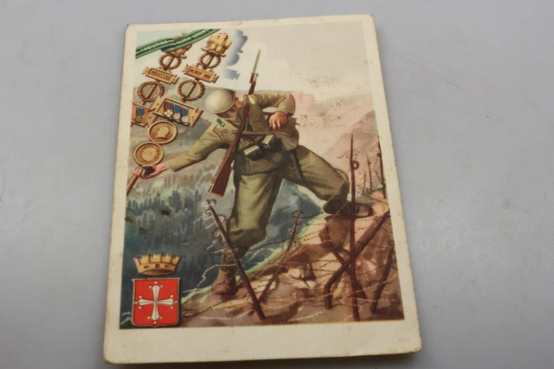 Postkarte des 24. Infanterieregiments „Pisa“