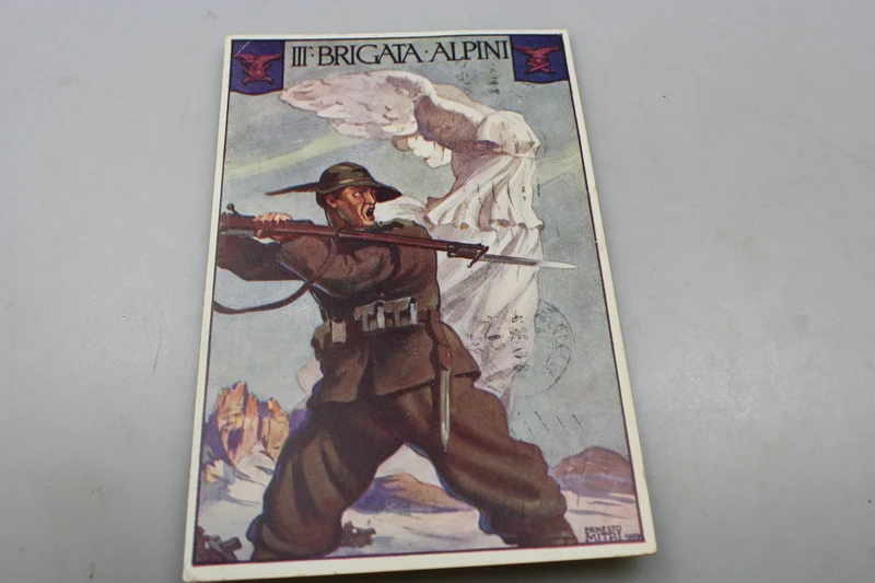 Postkarte der 3. Alpenbrigade