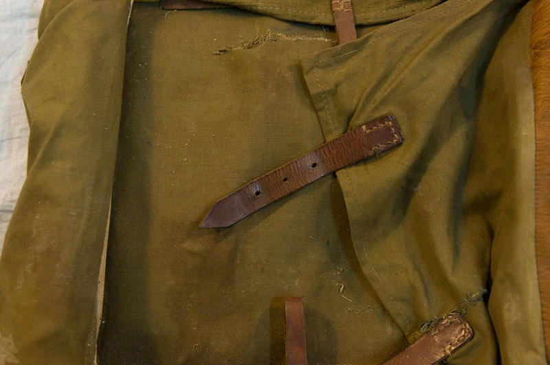 Rucksack vom Typ "Affe" aus dem 2. Weltkrieg