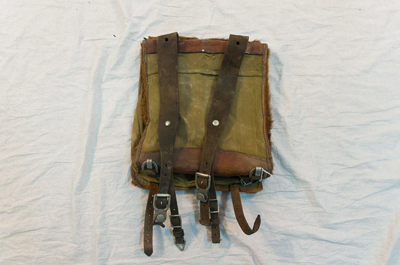 Rucksack vom Typ "Affe" aus dem 2. Weltkrieg
