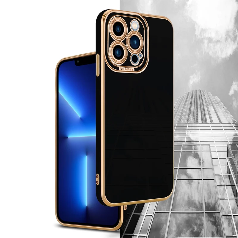 Cadorabo Hülle kompatibel mit Apple iPhone 13 PRO MAX TPU Silikon Case Cover