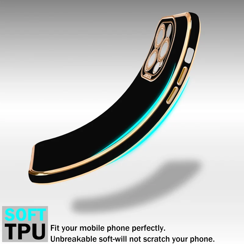 Cadorabo Hülle kompatibel mit Apple iPhone 13 PRO MAX TPU Silikon Case Cover