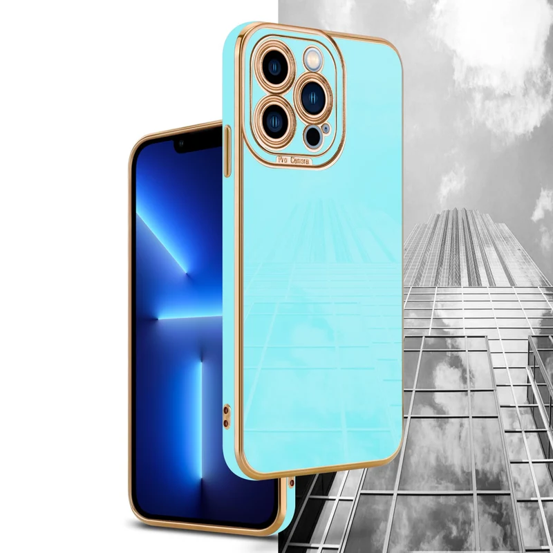 Cadorabo Hülle kompatibel mit Apple iPhone 13 PRO MAX TPU Silikon Case Cover