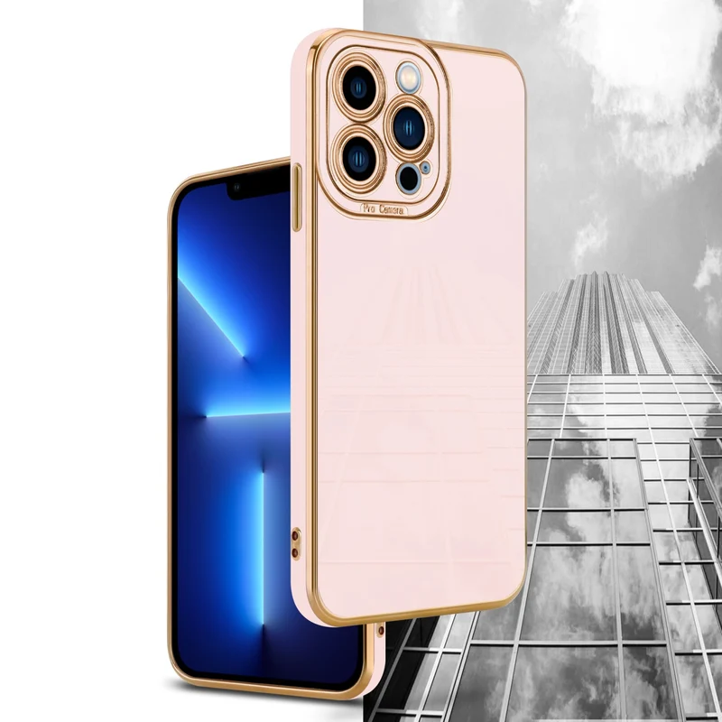 Cadorabo Hülle kompatibel mit Apple iPhone 13 PRO TPU Silikon Case Cover