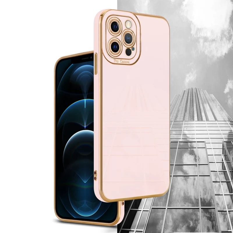 Cadorabo Hülle kompatibel mit Apple iPhone 12 PRO MAX TPU Silikon Case Cover