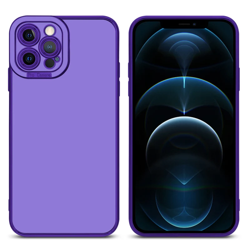 Cadorabo Hülle kompatibel mit Apple iPhone 12 PRO MAX TPU Silikon Case Cover