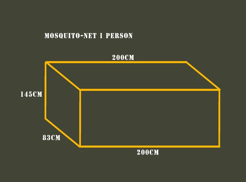 Fosco Industries Moskitonetz 1-Person