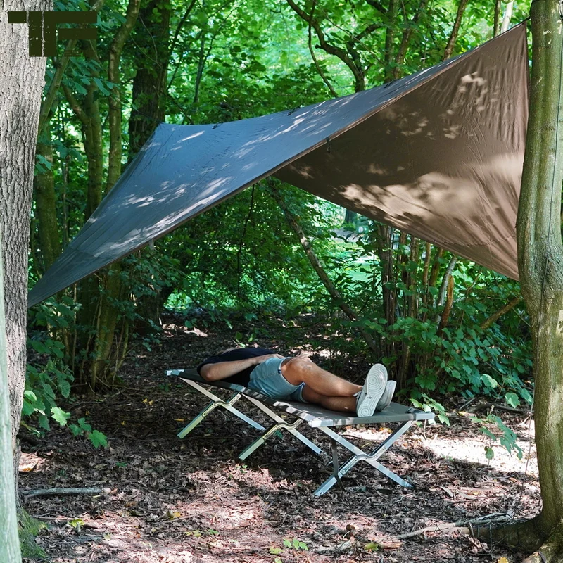 Taskforce 2215 Tarp 3x3 m – Leichte Allzweck-Plane für Outdoor-Abenteuer