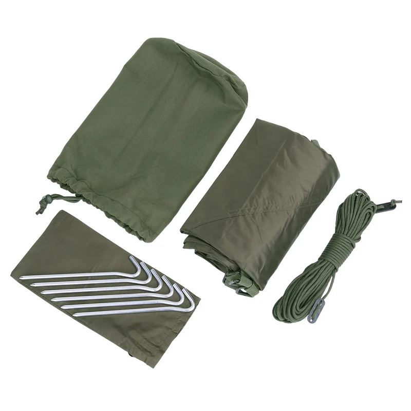 Taskforce 2215 Tarp 3x3 m – Leichte Allzweck-Plane für Outdoor-Abenteuer