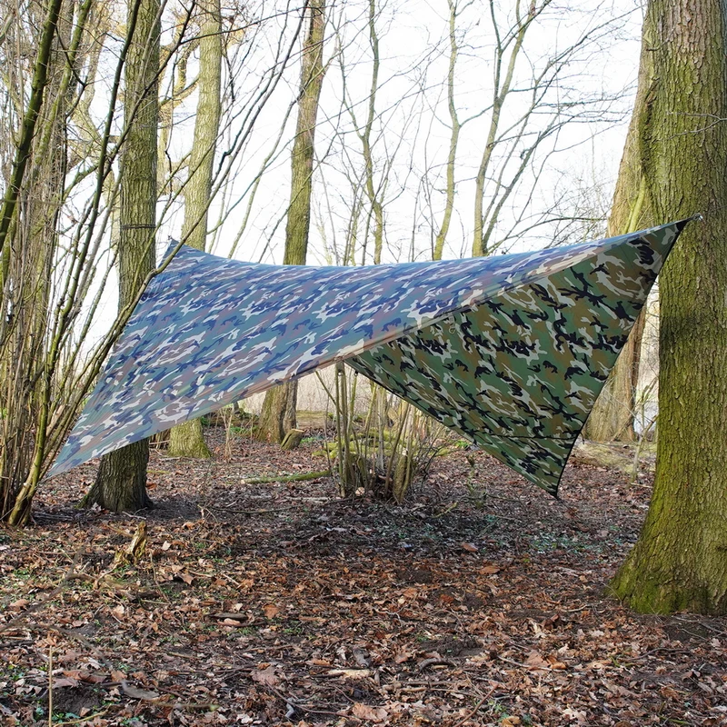 Taskforce 2215 Tarp 3x3 m – Leichte Allzweck-Plane für Outdoor-Abenteuer