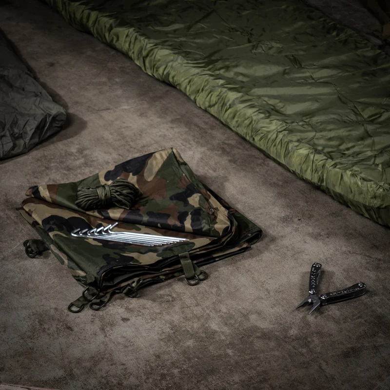Taskforce 2215 Tarp 3x3 m – Leichte Allzweck-Plane für Outdoor-Abenteuer