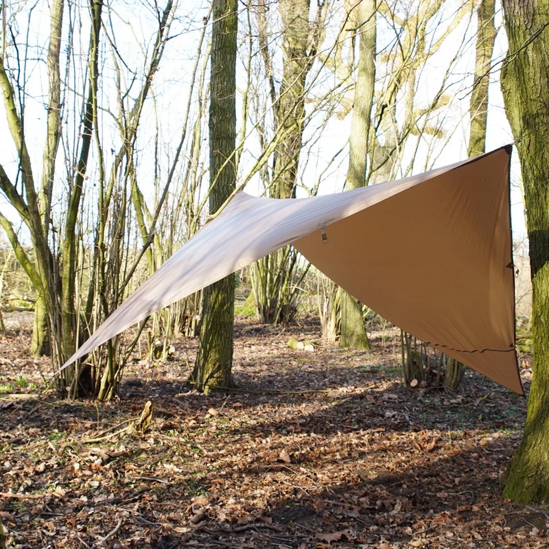 Taskforce 2215 Tarp 3x3 m – Leichte Allzweck-Plane für Outdoor-Abenteuer