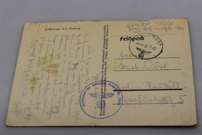 Postkarte Schnellboot KM WK 2