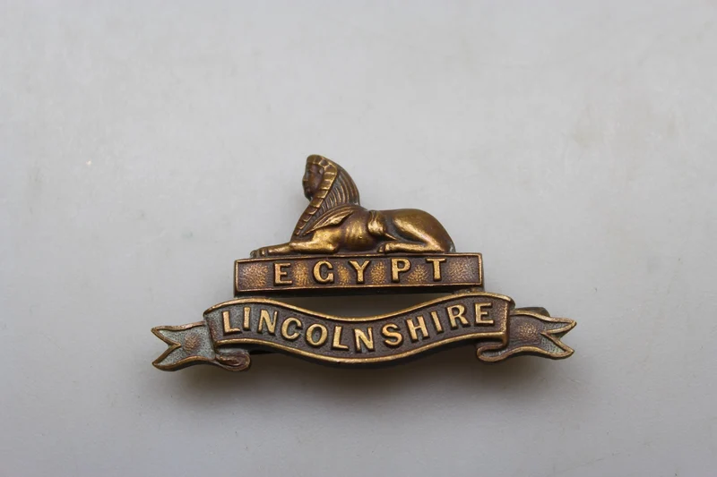 Britisches Baskenabzeichen aus dem 2. Weltkrieg – Royal Lincolnshire Regiment