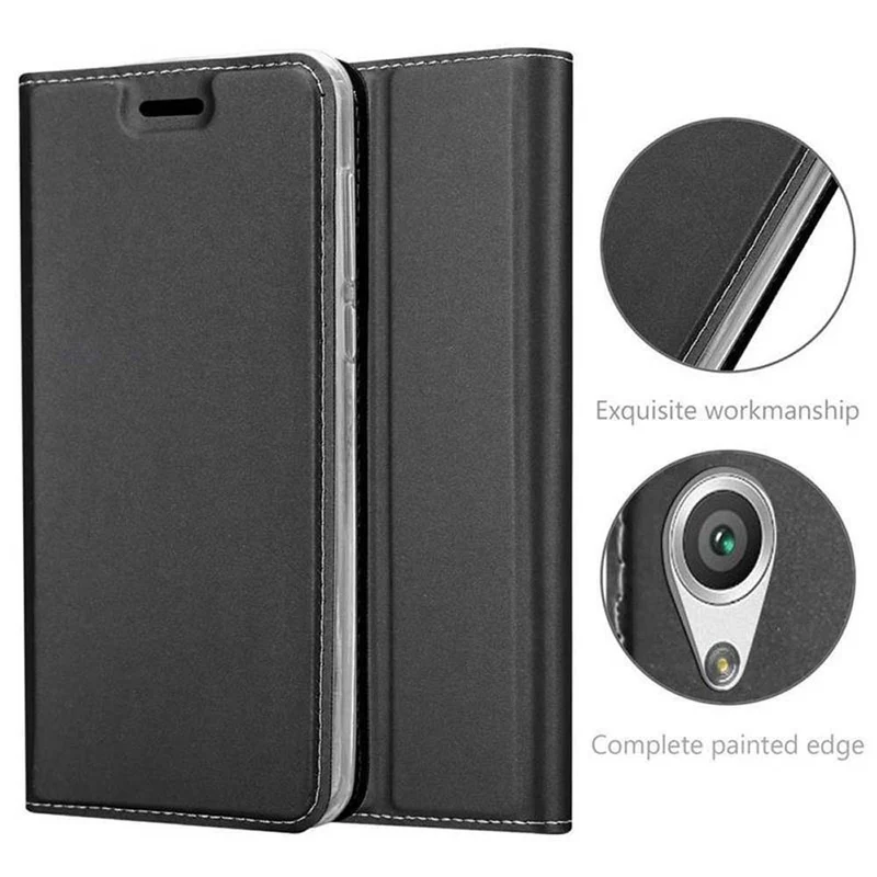 Cadorabo Hülle kompatibel mit Sony Xperia X Schutzhülle mit Magnetverschluss, Standfunktion und Kartenfach