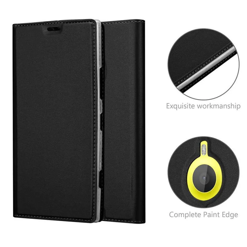 Cadorabo Hülle kompatibel mit Nokia Lumia 1520 Schutzhülle mit Magnetverschluss, Standfunktion und Kartenfach