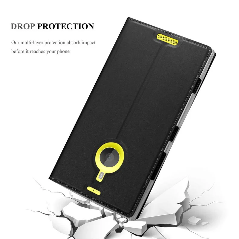 Cadorabo Hülle kompatibel mit Nokia Lumia 1520 Schutzhülle mit Magnetverschluss, Standfunktion und Kartenfach