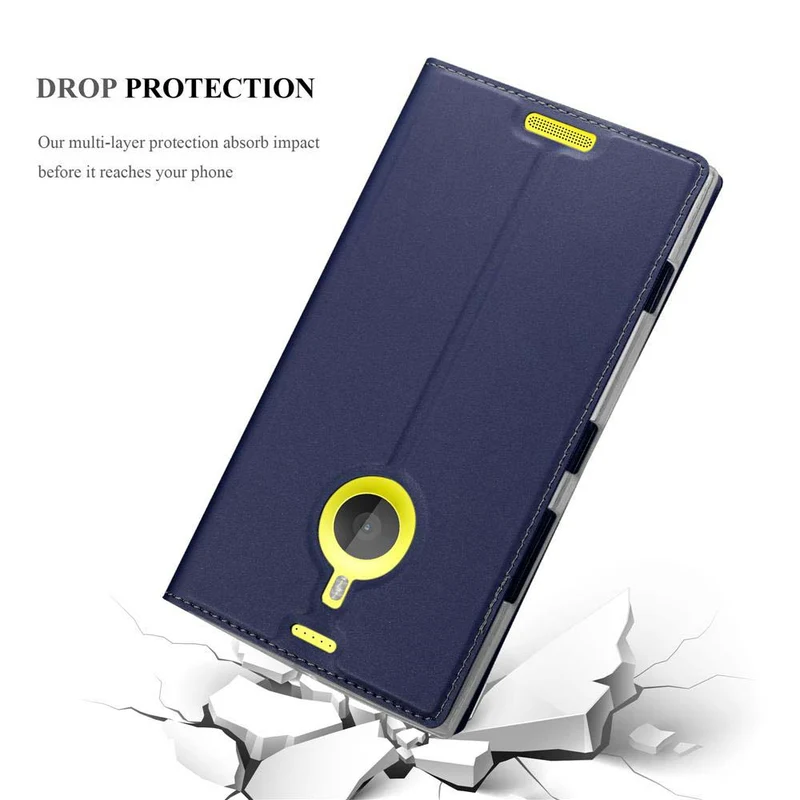 Cadorabo Hülle kompatibel mit Nokia Lumia 1520 Schutzhülle mit Magnetverschluss, Standfunktion und Kartenfach