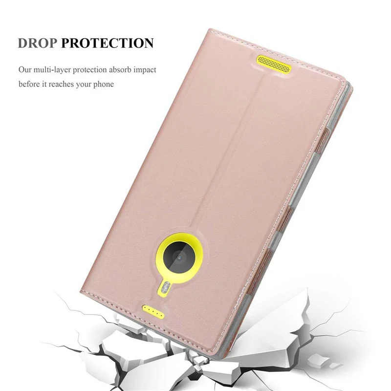 Cadorabo Hülle kompatibel mit Nokia Lumia 1520 Schutzhülle mit Magnetverschluss, Standfunktion und Kartenfach