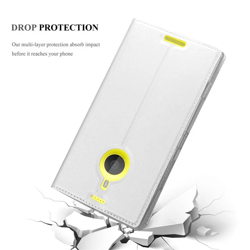 Cadorabo Hülle kompatibel mit Nokia Lumia 1520 Schutzhülle mit Magnetverschluss, Standfunktion und Kartenfach