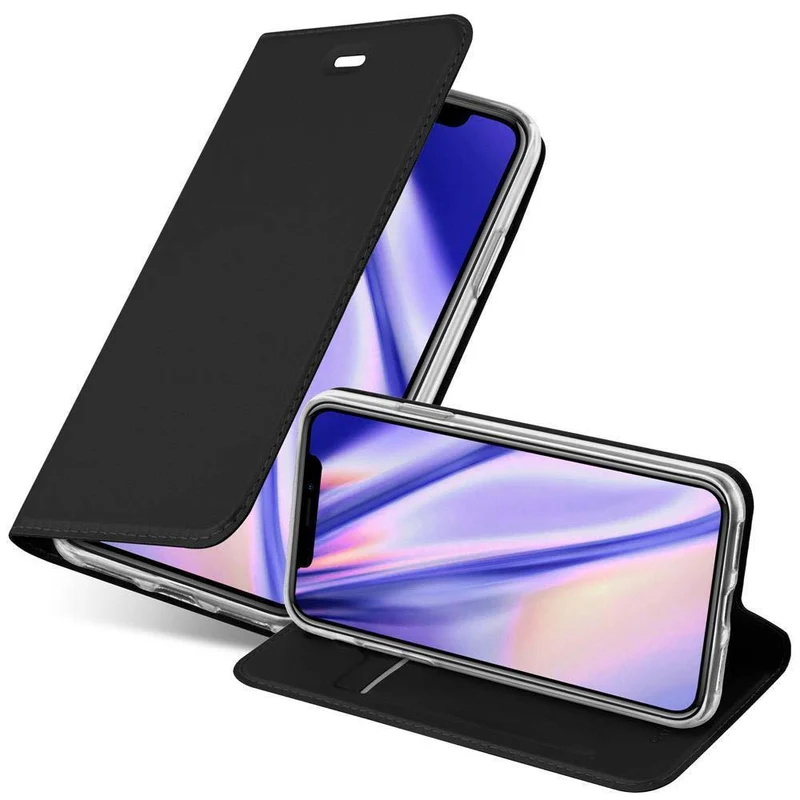 Cadorabo Hülle kompatibel mit Apple iPhone XR Schutzhülle mit Magnetverschluss, Standfunktion und Kartenfach