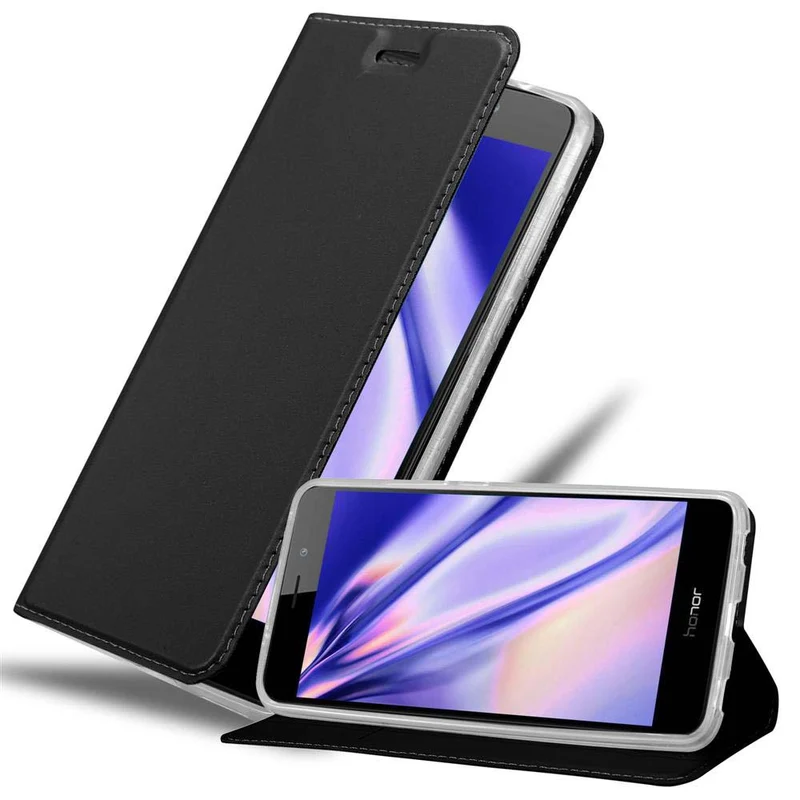 Cadorabo Hülle kompatibel mit Honor 5C Schutzhülle mit Magnetverschluss, Standfunktion und Kartenfach