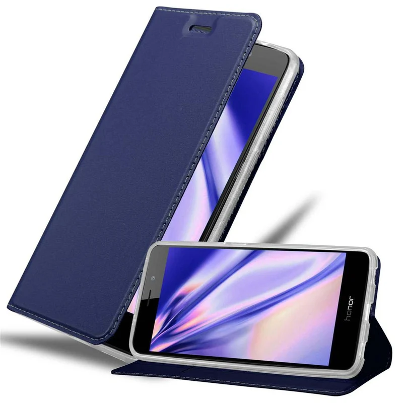 Cadorabo Hülle kompatibel mit Honor 5C Schutzhülle mit Magnetverschluss, Standfunktion und Kartenfach