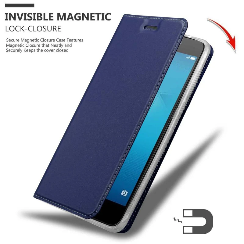 Cadorabo Hülle kompatibel mit Honor 5C Schutzhülle mit Magnetverschluss, Standfunktion und Kartenfach