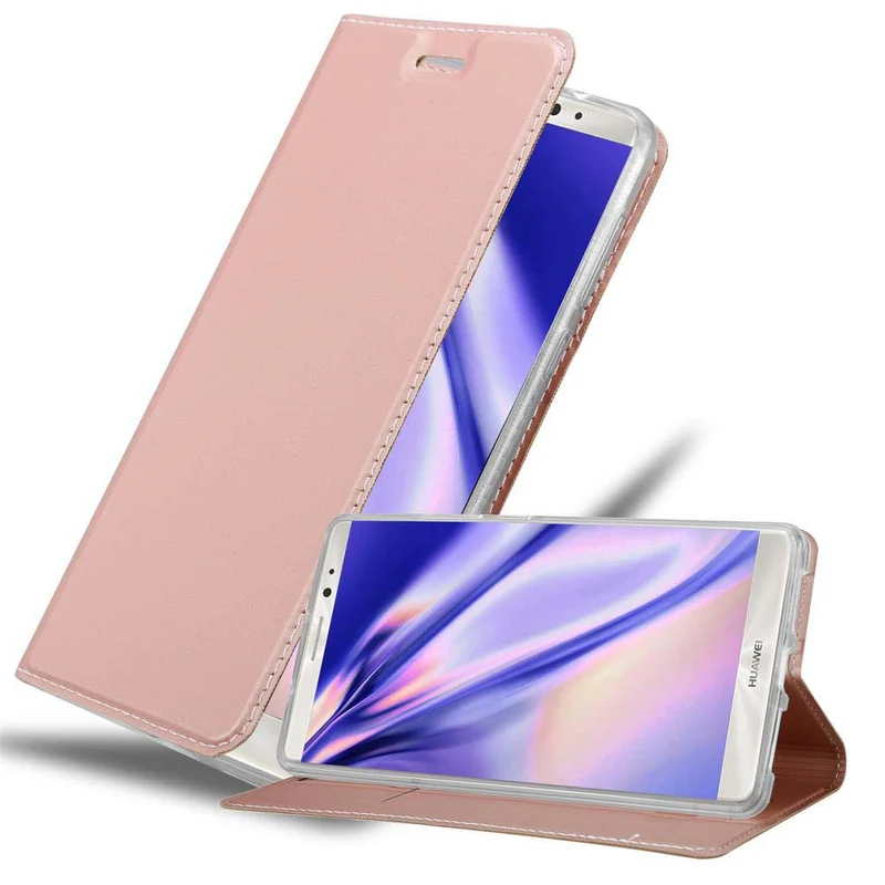 Cadorabo Hülle kompatibel mit Huawei MATE 8 Schutzhülle mit Magnetverschluss, Standfunktion und Kartenfach