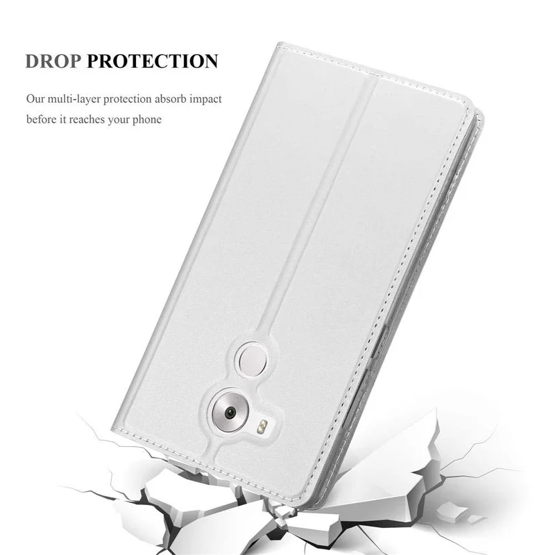 Cadorabo Hülle kompatibel mit Huawei MATE 8 Schutzhülle mit Magnetverschluss, Standfunktion und Kartenfach