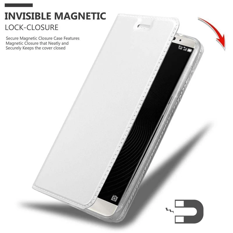 Cadorabo Hülle kompatibel mit Huawei MATE 8 Schutzhülle mit Magnetverschluss, Standfunktion und Kartenfach