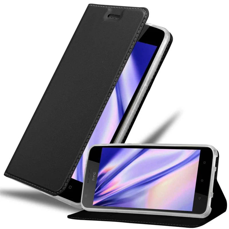 Cadorabo Hülle kompatibel mit HTC Desire 10 LIFESTYLE / Desire 825 Schutzhülle mit Magnetverschluss, Standfunktion und Kartenfach