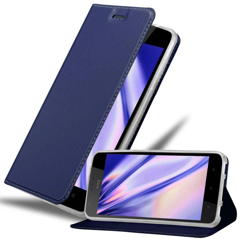 Cadorabo Hülle kompatibel mit HTC Desire 10 LIFESTYLE / Desire 825 Schutzhülle mit Magnetverschluss, Standfunktion und Kartenfach
