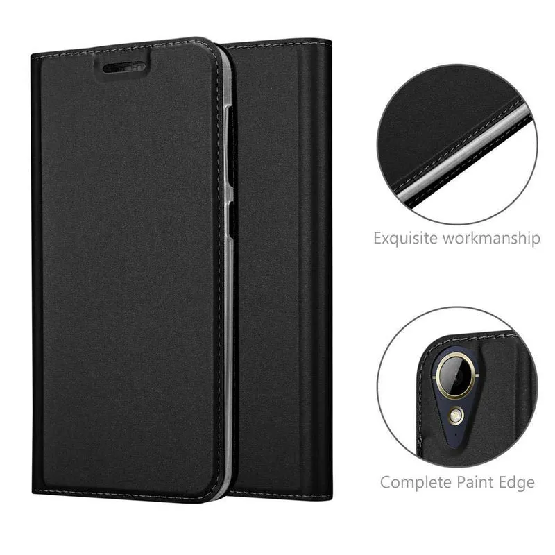 Cadorabo Hülle kompatibel mit HTC Desire 10 LIFESTYLE / Desire 825 Schutzhülle mit Magnetverschluss, Standfunktion und Kartenfach
