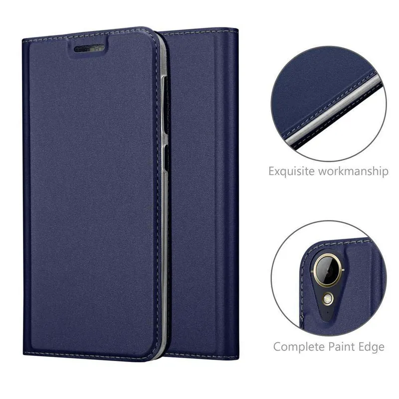 Cadorabo Hülle kompatibel mit HTC Desire 10 LIFESTYLE / Desire 825 Schutzhülle mit Magnetverschluss, Standfunktion und Kartenfach