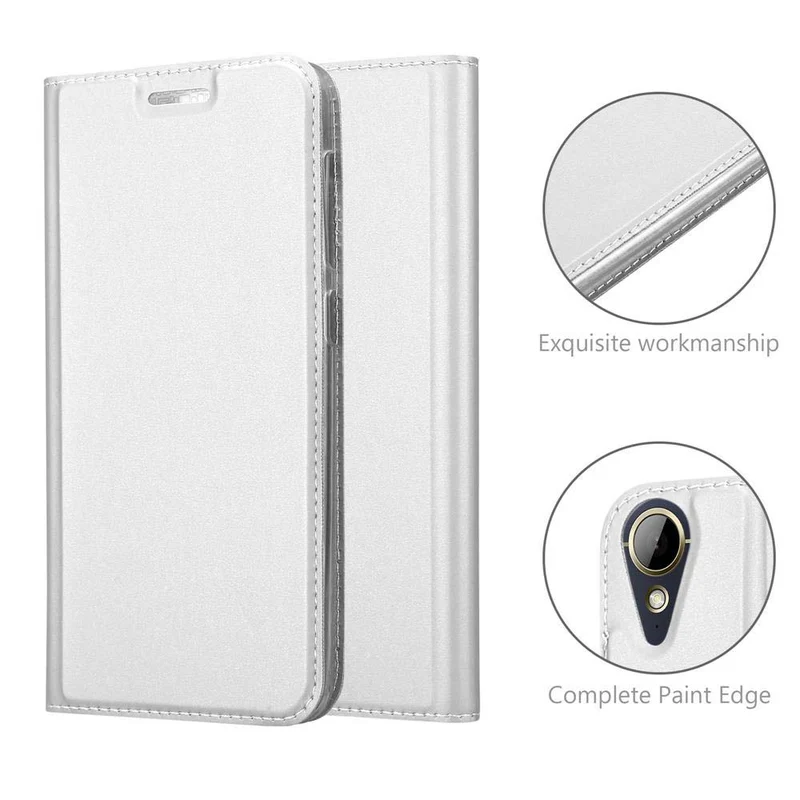 Cadorabo Hülle kompatibel mit HTC Desire 10 LIFESTYLE / Desire 825 Schutzhülle mit Magnetverschluss, Standfunktion und Kartenfach