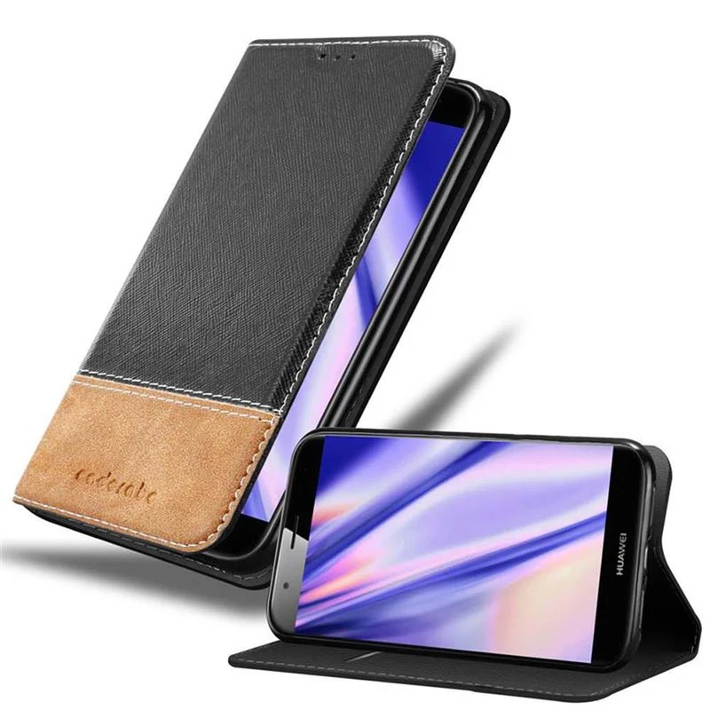 Cadorabo Hülle kompatibel mit Huawei ASCEND G7 PLUS / G8 / GX8 Schutzhülle mit Magnetverschluss, Standfunktion und Kartenfach