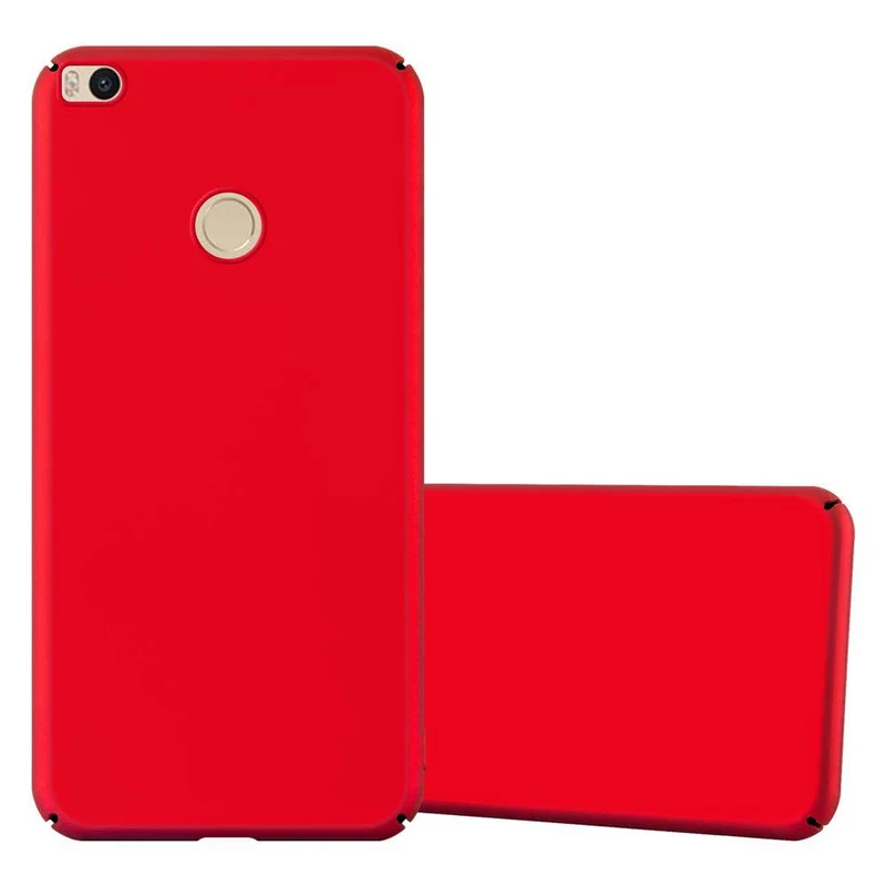 Cadorabo Hülle kompatibel mit Xiaomi Mi MAX 2 Hard Case Schutzhülle in Metall Optik gegen Kratzer und Stöße