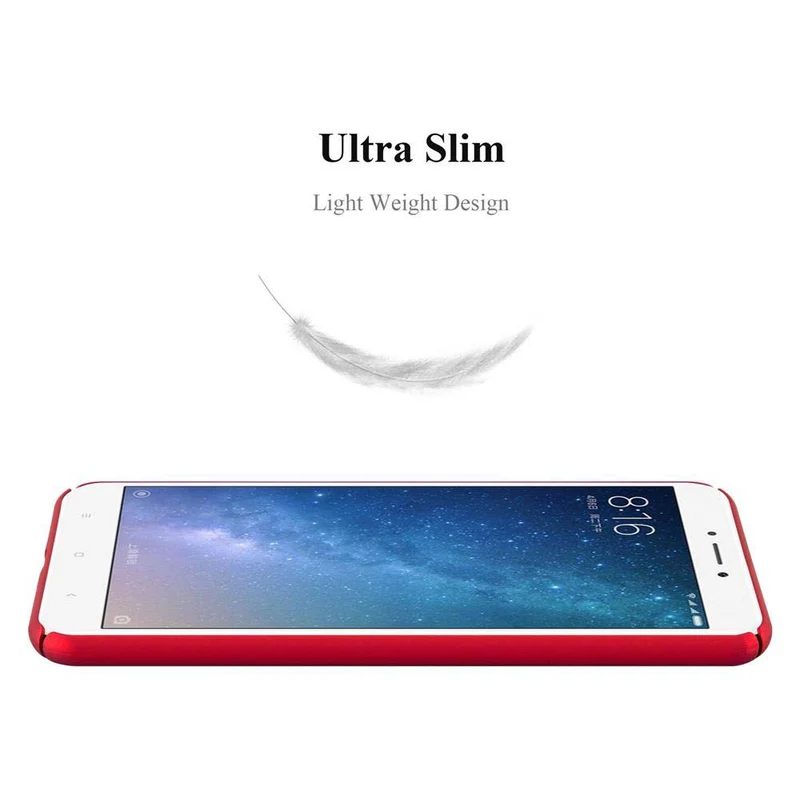 Cadorabo Hülle kompatibel mit Xiaomi Mi MAX 2 Hard Case Schutzhülle in Metall Optik gegen Kratzer und Stöße