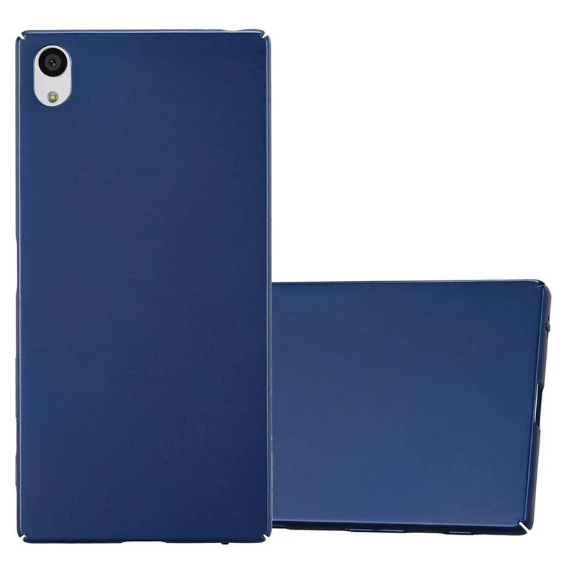 Cadorabo Hülle kompatibel mit Sony Xperia Z5 PREMIUM Hard Case Schutzhülle in Metall Optik gegen Kratzer und Stöße