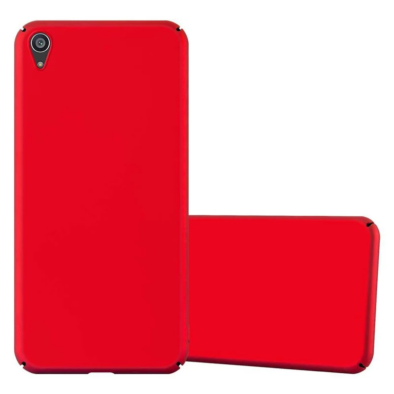 Cadorabo Hülle kompatibel mit Sony Xperia Z5 PREMIUM Hard Case Schutzhülle in Metall Optik gegen Kratzer und Stöße