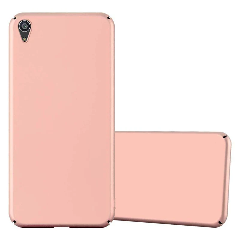 Cadorabo Hülle kompatibel mit Sony Xperia Z5 PREMIUM Hard Case Schutzhülle in Metall Optik gegen Kratzer und Stöße