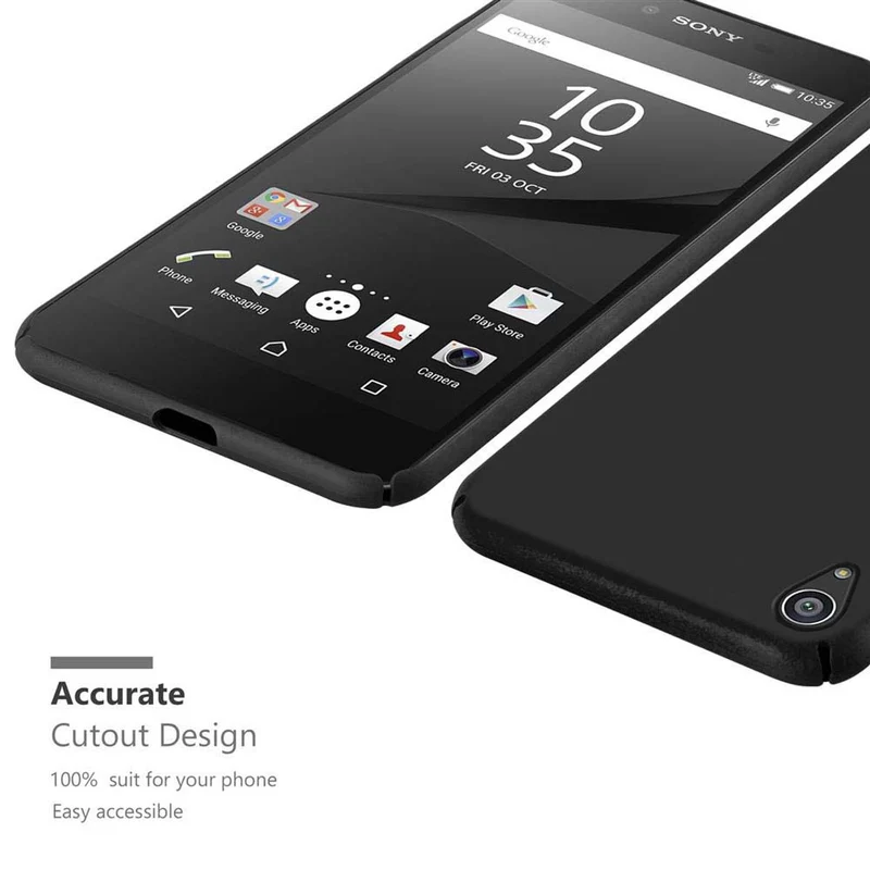 Cadorabo Hülle kompatibel mit Sony Xperia Z5 PREMIUM Hard Case Schutzhülle in Metall Optik gegen Kratzer und Stöße
