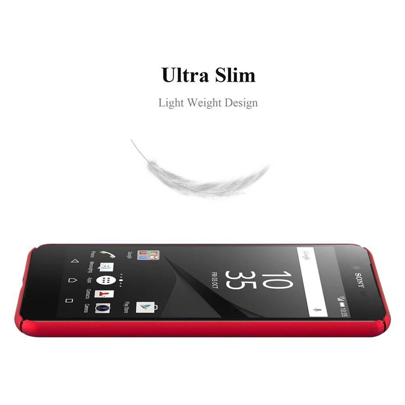 Cadorabo Hülle kompatibel mit Sony Xperia Z5 PREMIUM Hard Case Schutzhülle in Metall Optik gegen Kratzer und Stöße