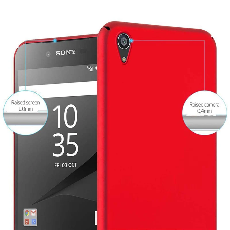 Cadorabo Hülle kompatibel mit Sony Xperia Z5 PREMIUM Hard Case Schutzhülle in Metall Optik gegen Kratzer und Stöße