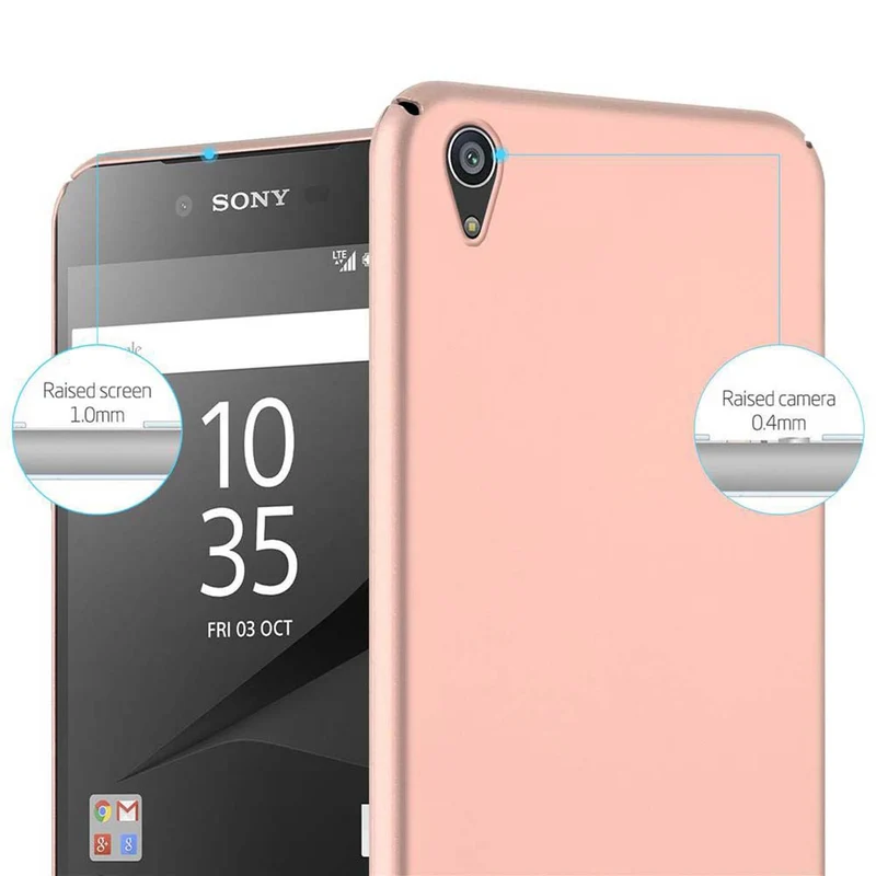 Cadorabo Hülle kompatibel mit Sony Xperia Z5 PREMIUM Hard Case Schutzhülle in Metall Optik gegen Kratzer und Stöße