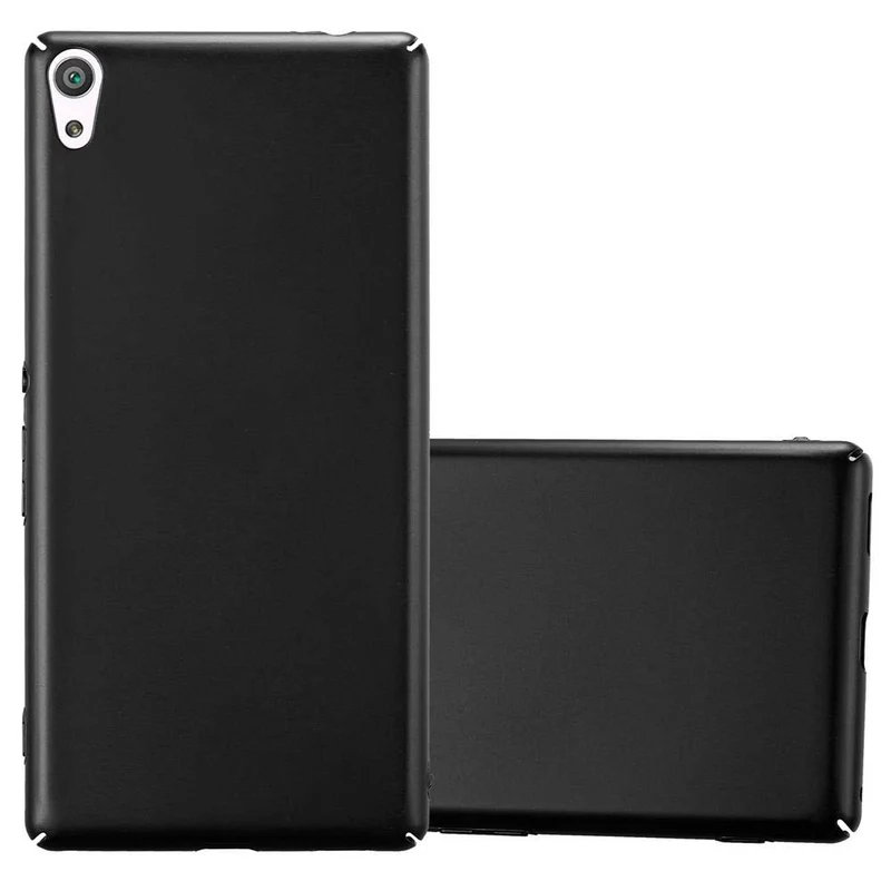 Cadorabo Hülle kompatibel mit Sony Xperia XA ULTRA Hard Case Schutzhülle in Metall Optik gegen Kratzer und Stöße
