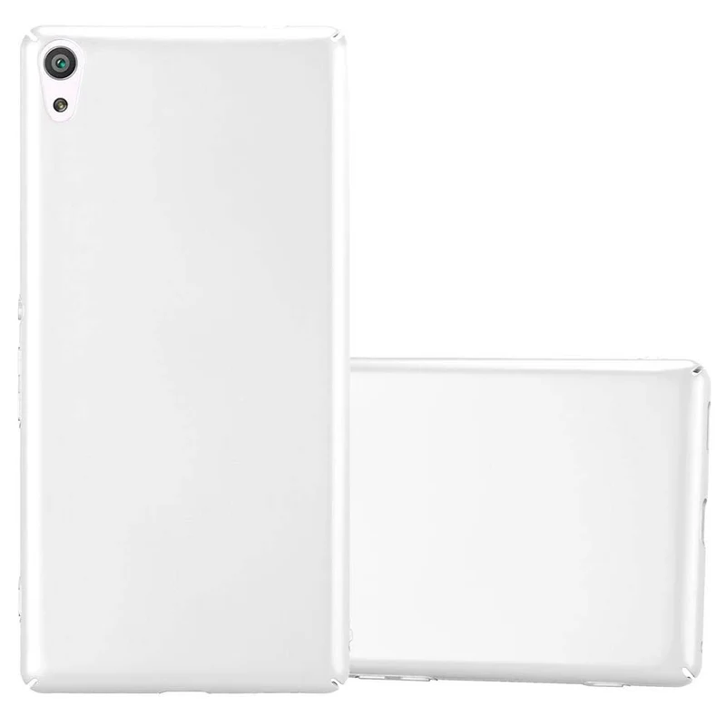 Cadorabo Hülle kompatibel mit Sony Xperia XA ULTRA Hard Case Schutzhülle in Metall Optik gegen Kratzer und Stöße